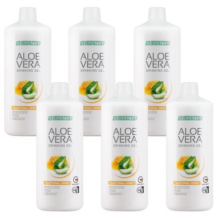 LR  Aloe Vera Drinking Gel Traditional s medem Série 6 x 1 litr