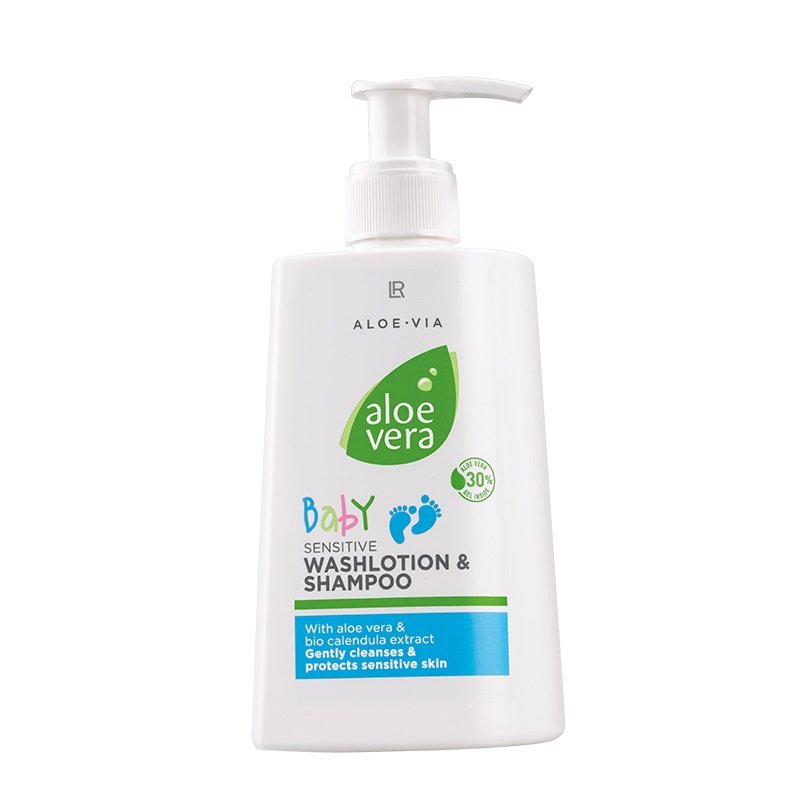 LR Aloe Vera Baby jemná mycí emulze a šampon - 250ml | Elershop.cz