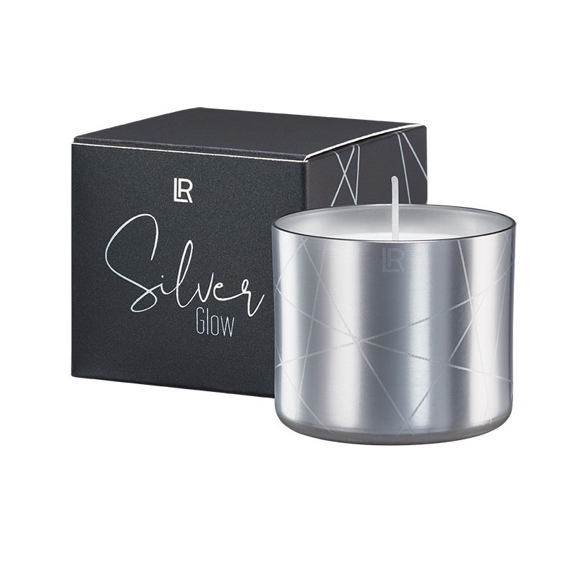 LR Vonná svíčka Silver Glow - Cocooning Vanilla | Elershop.cz