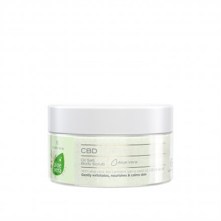 AV CBD Tělový peeling se solí - 200 ml