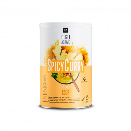 Figu Active Polévka Spicy Curry -  488 g (8 porcí a 61 g) 